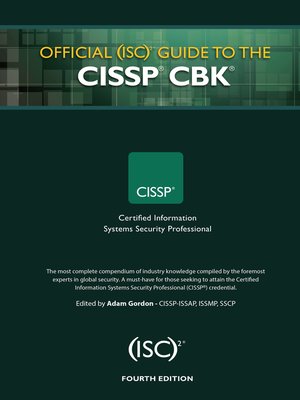 cover image of Official (ISC)2 Guide to the CISSP CBK